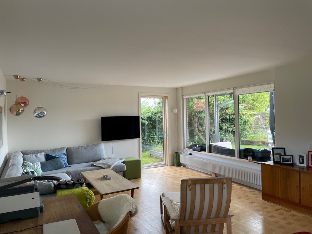 Living room looking towards front garden