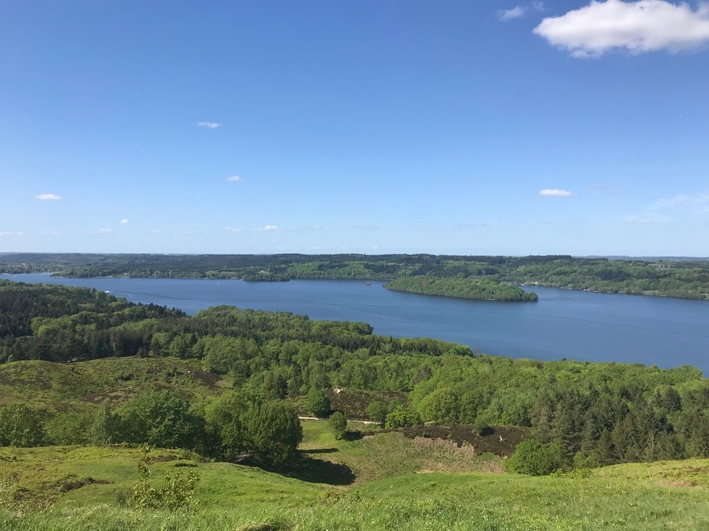 View from Himmelbjerget (35 mins drive)