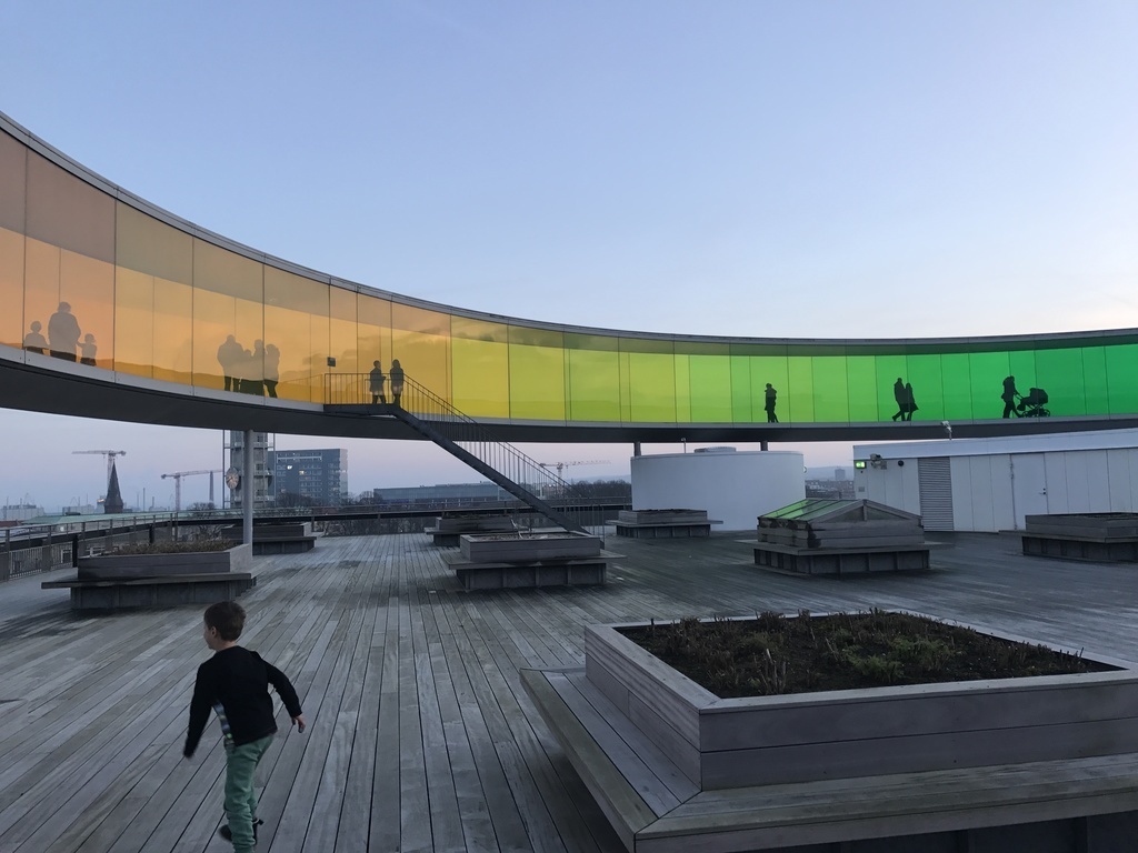 Your Rainbow Panorama - top of the AROS art museum