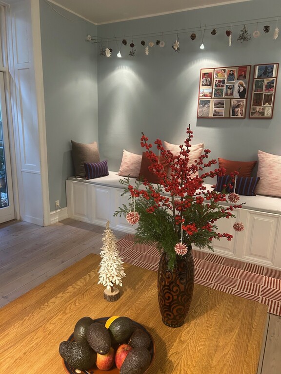 The kitchen at Christmas time