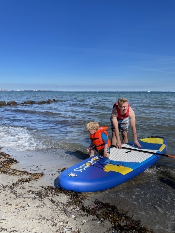 We have a SUP board you can use