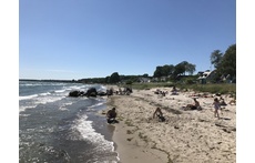 Snekkersten Beach (5 min walk)