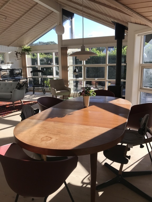 Dining table in the living room