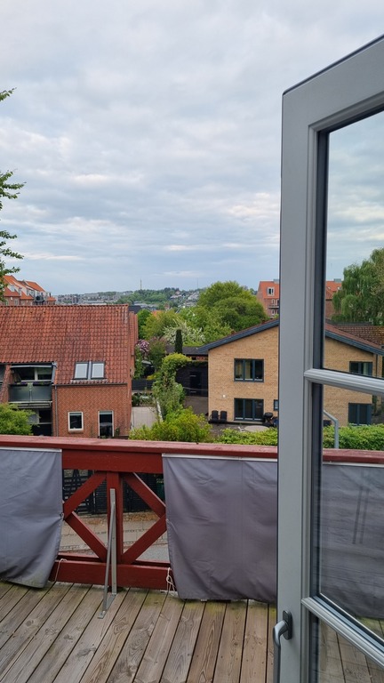 View from balcony.