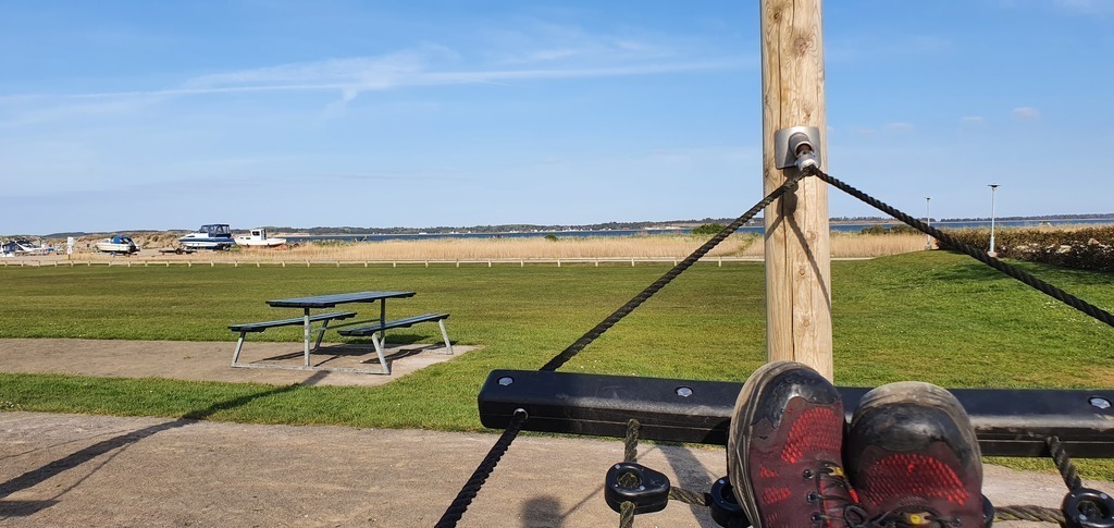 "Humlum Camping" Play ground, and great Ice House