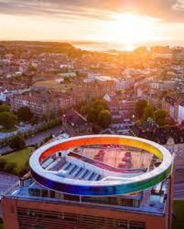 Aros - panoramic rainbow (City of Aarhus - 40 km)