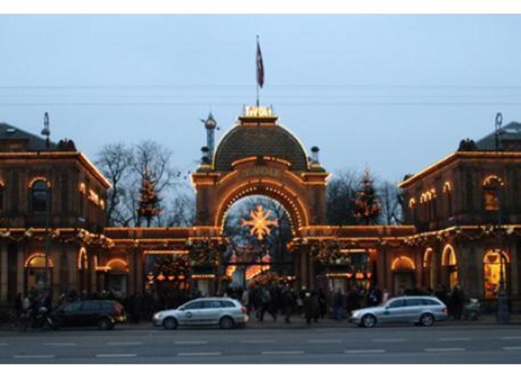 The entrance to the historical Tivoli Gardens