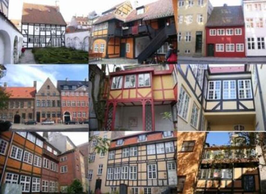 Old Danish houses in Copenhagen