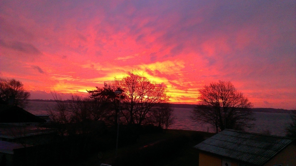 Evening view from balcony