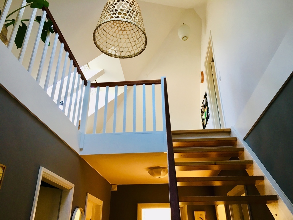 Staircase in the hall