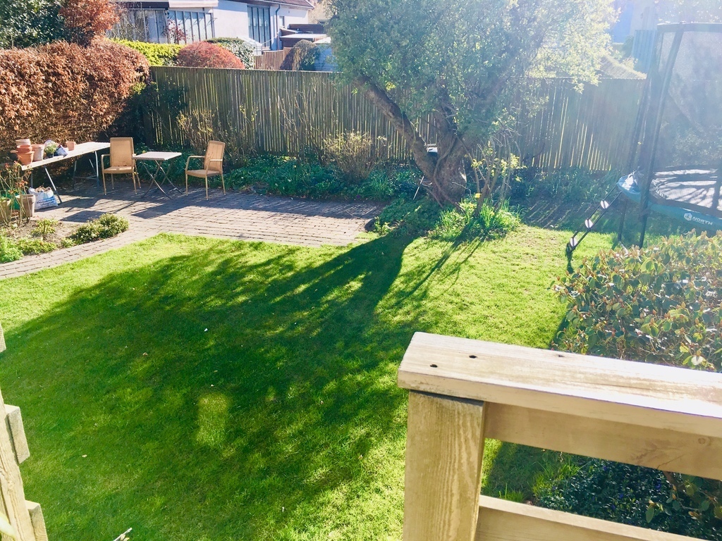 Back garden (the trampolin is no longer)