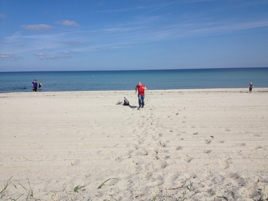 Beach 12 km from our house.