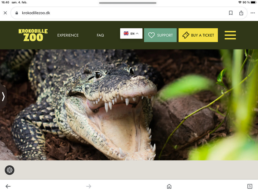Krokodille zoo 35 min from the house . https://krokodillezoo.dk/stoet-krokodillerne/