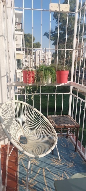 the balcony near the living room