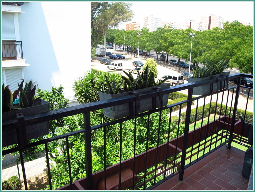 the balcony near the master bedroom