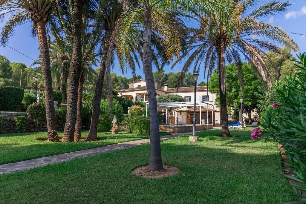 View from the Garden and Pool Area