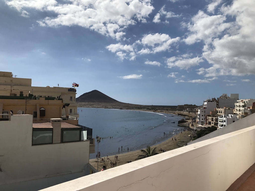 A view of El Médano bay.