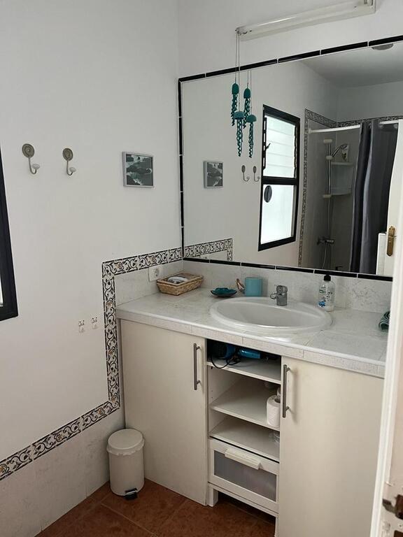 View of the bathroom.