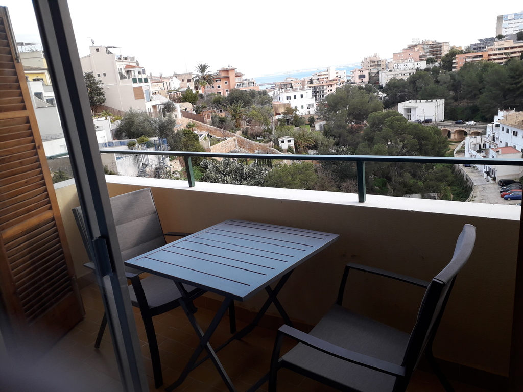 Private balcony of the main bedroom