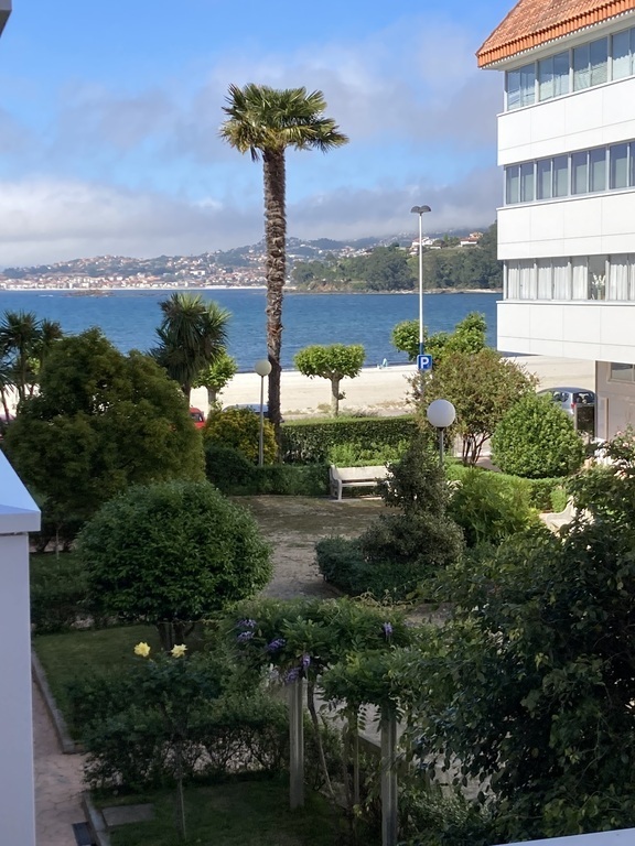 View from the gallery of the flat, Beach Ladeira, Baiona
