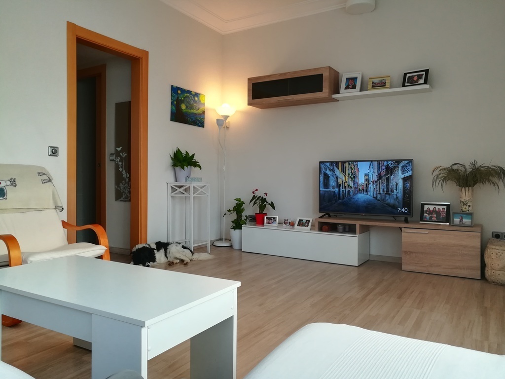 Living room. Downstairs / Sala de estar en planta baja.
