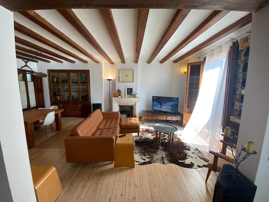 (Downstairs) Living Room Space 1, with small dining table and TV area - 5/5