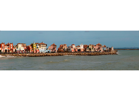 Vista de los apartamentos desde el mar