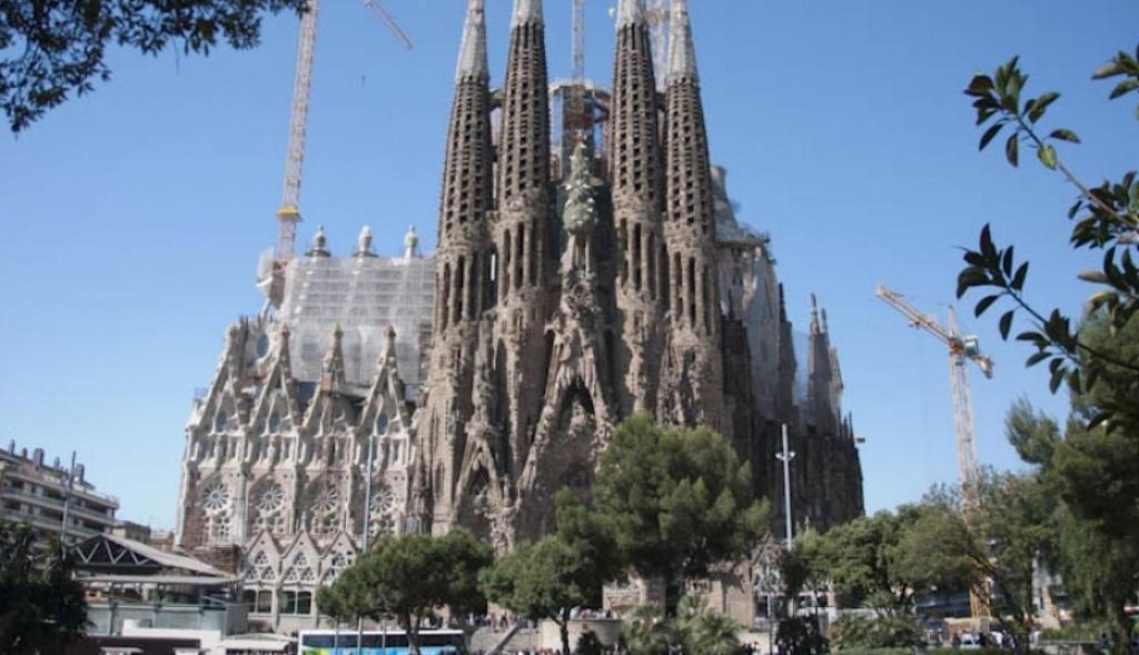 Sagrada Familia...only 20 minutes walking