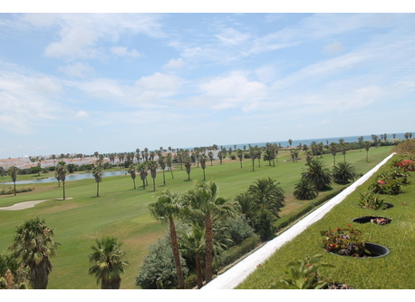 the golf course and the sea from our balcony