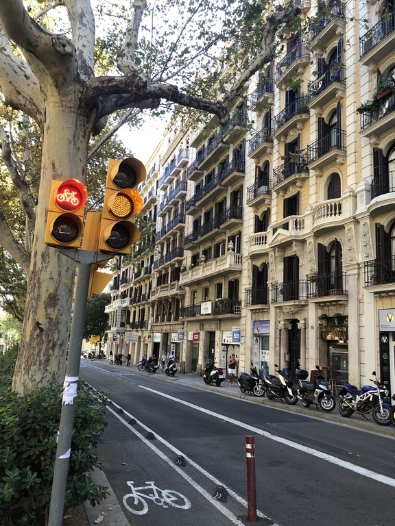 just in front of our apartment...