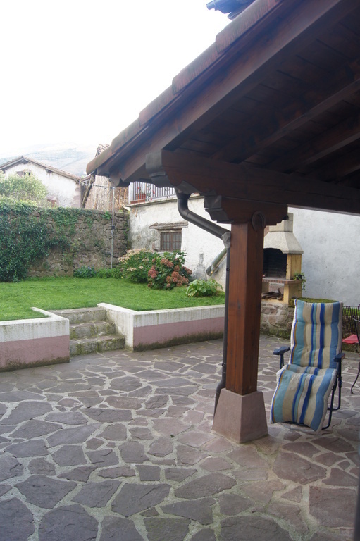 Flowerbed and garden