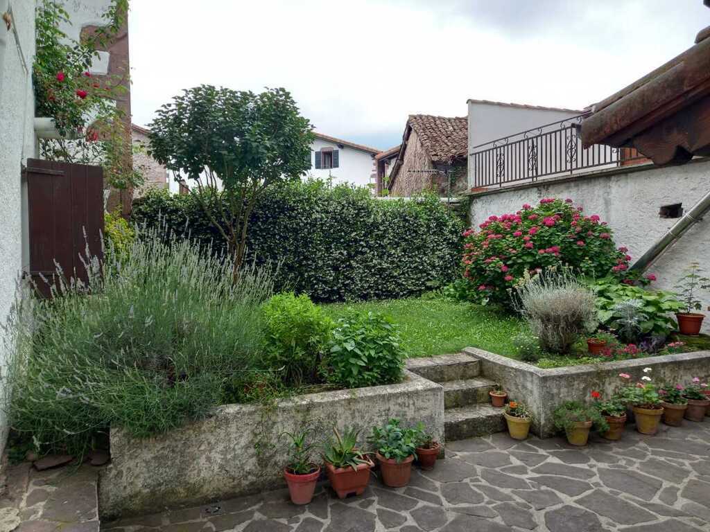 Flowerbed and garden