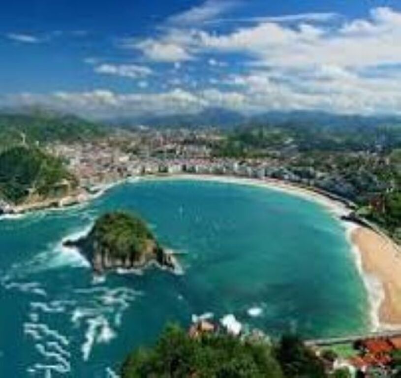 Aerial View of San Sebastian