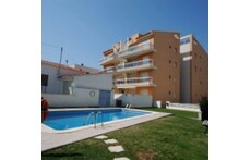 Building and swimming pool