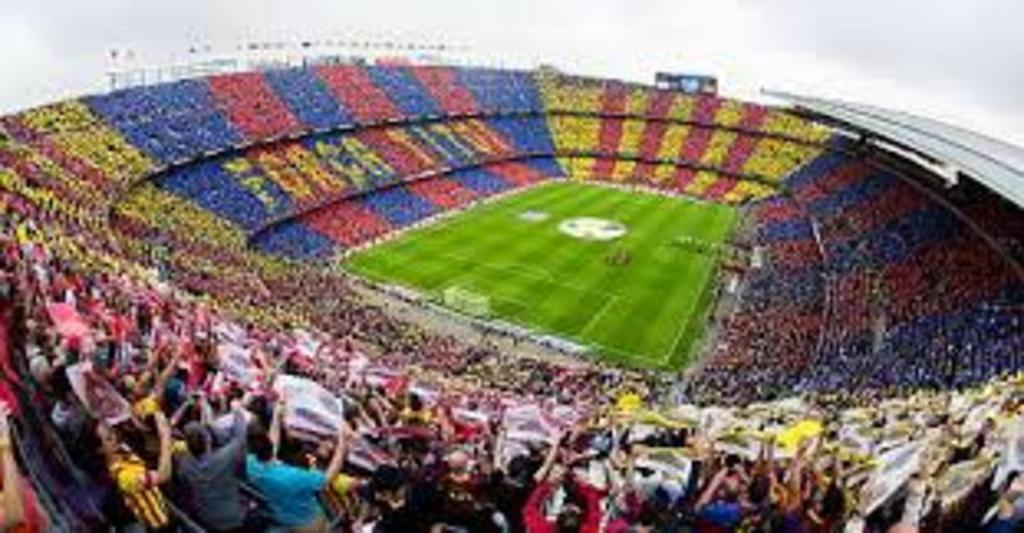 Barcelona. Camp Nou, football 