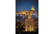 Torre del Oro, Giralda Tower and Cathedral