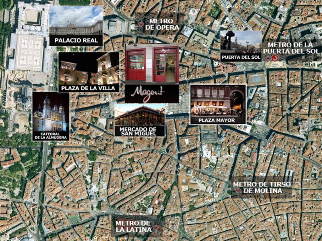 Some of the main sights, all close to our home