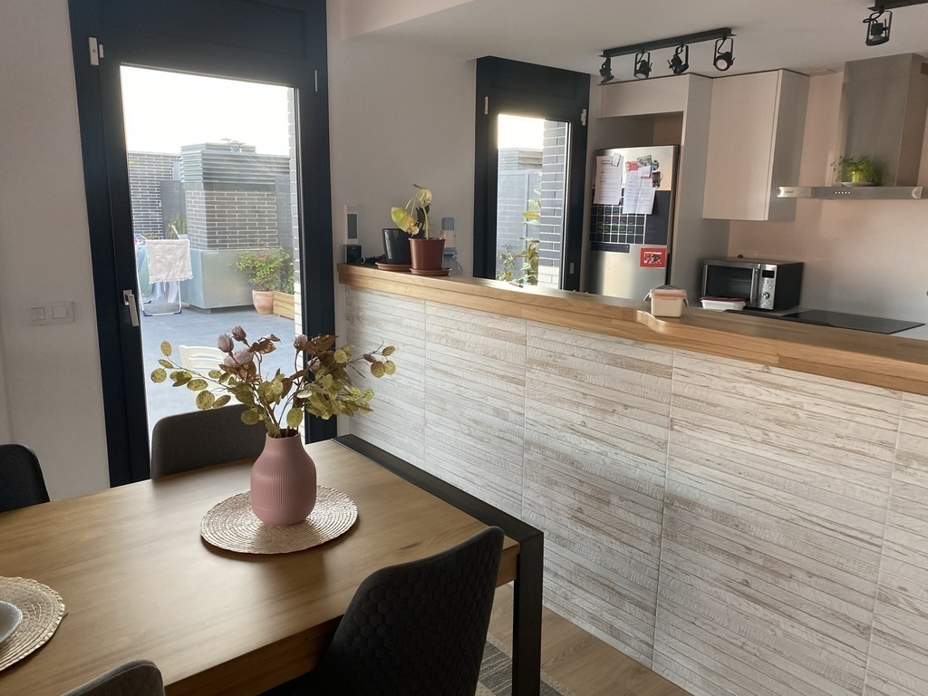 Dinning area and kitchen