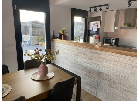 Dinning area and kitchen