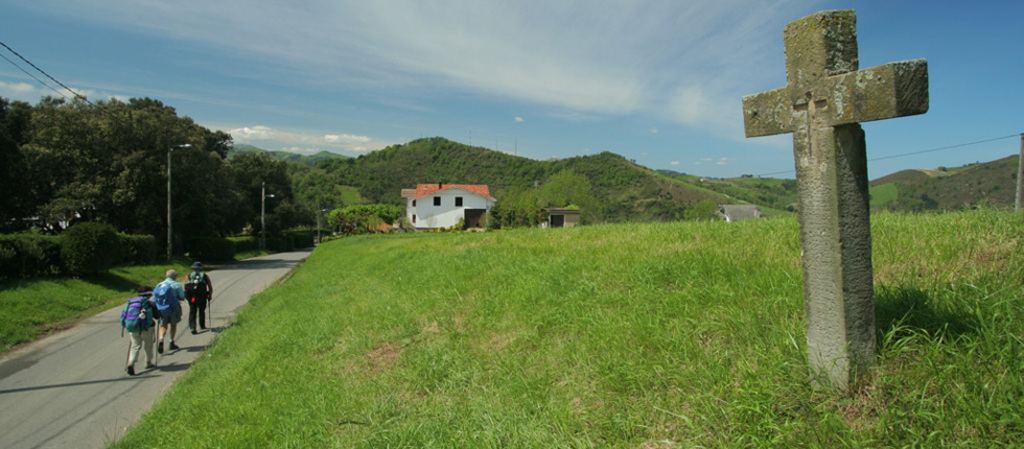 Zumaia is on the St James' Way (Camino de Santiago) coastal route