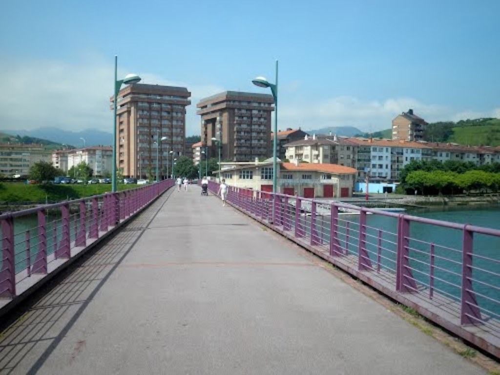 The bridge opposite our house, the way to Santiago beach