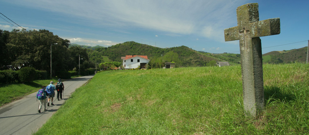 Zumaia is on the St James' Way (Camino de Santiago) coastal route