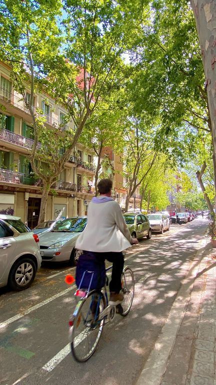 Our lovely street with bike lane. Only 10 min away from Sagrada Família!