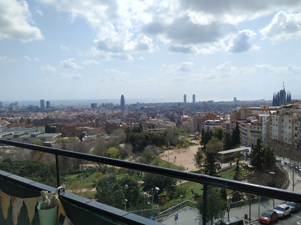 Balcony views from the living room 