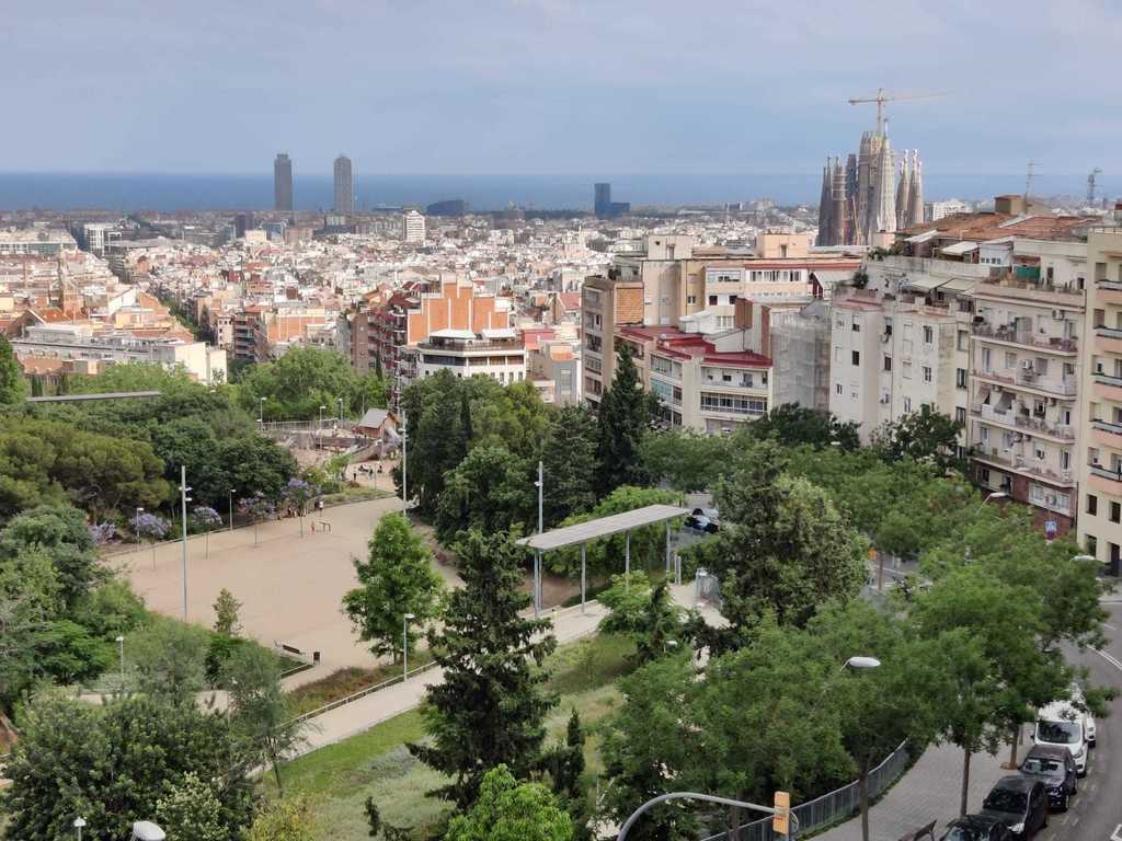 Gorgeous views over the city from the balcony
