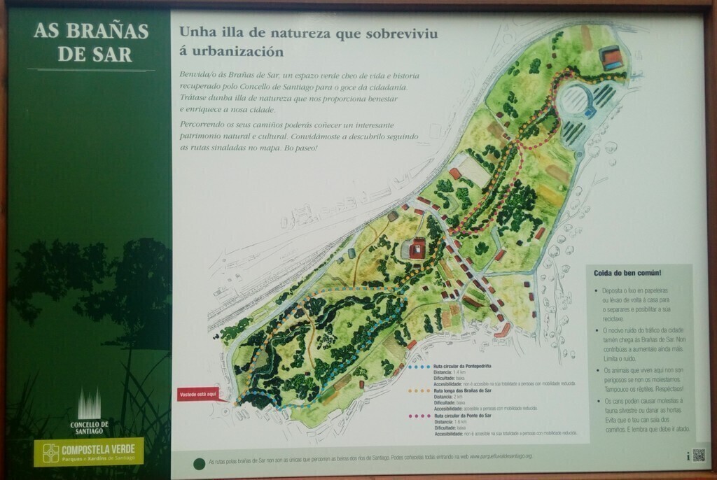 Roteiro urbano-Paseo. Walk in the park