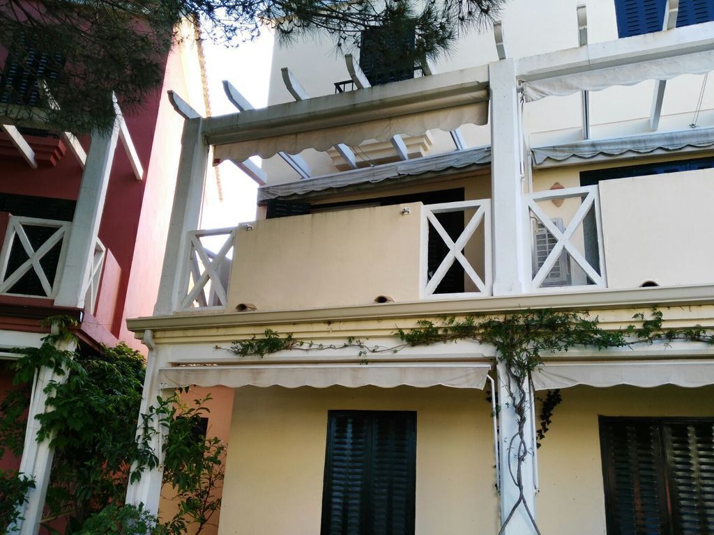 La terraza con vistas al jardín