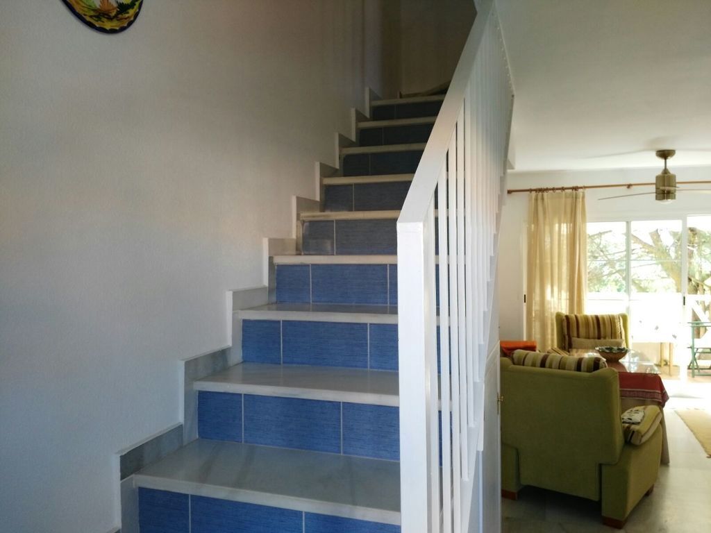 Escalera para subir a los dormitorios