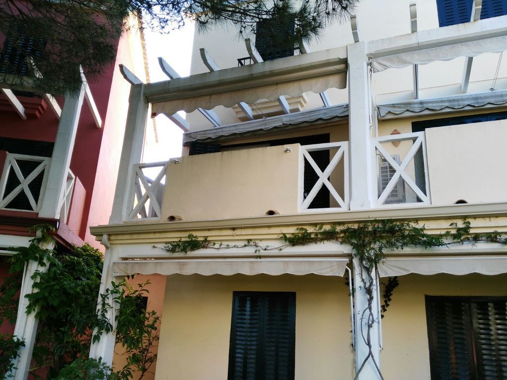 La terraza con vistas al jardín