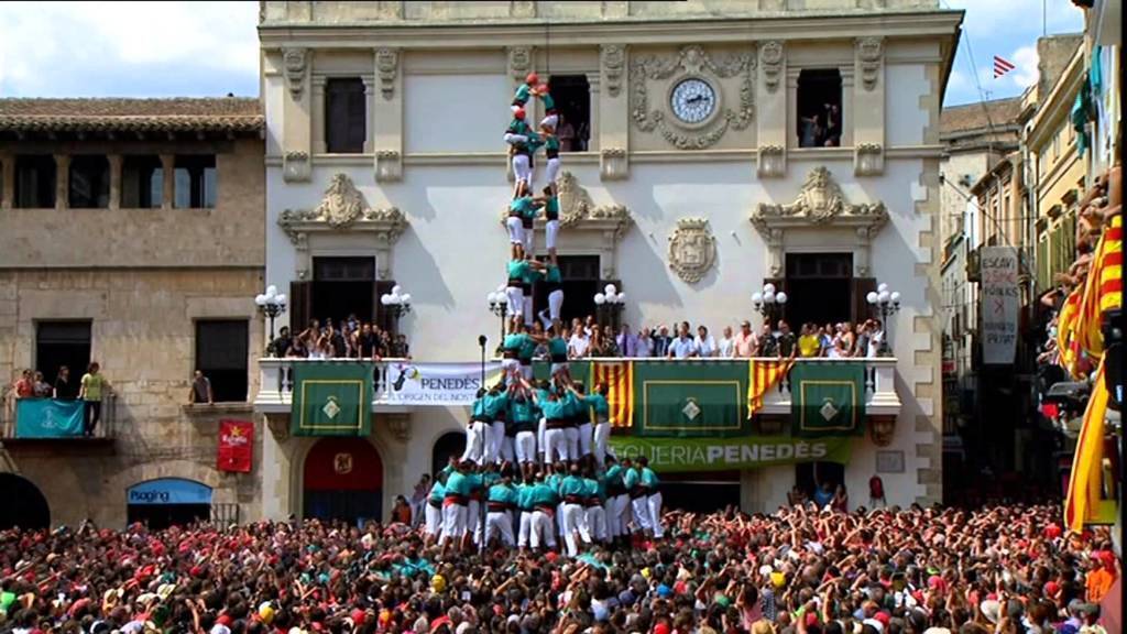 Castells (human towers) have been declared Intangible Cultural Heritage of Humanity by the UNESCO